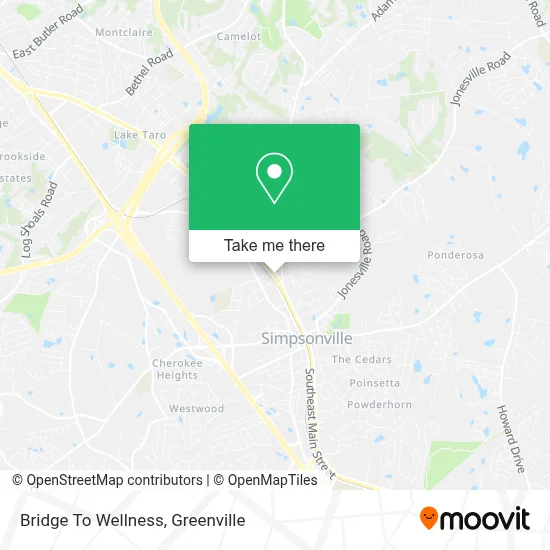 Bridge To Wellness map