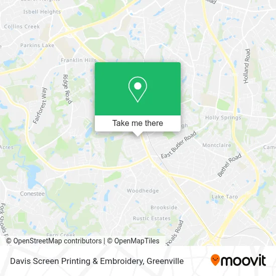 Davis Screen Printing & Embroidery map