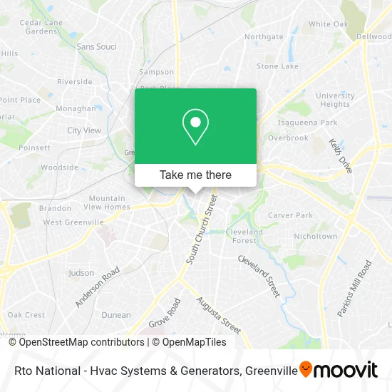 Mapa de Rto National - Hvac Systems & Generators
