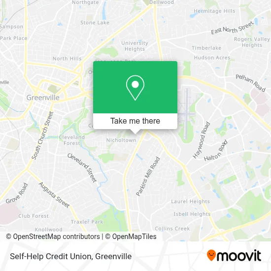 Self-Help Credit Union map
