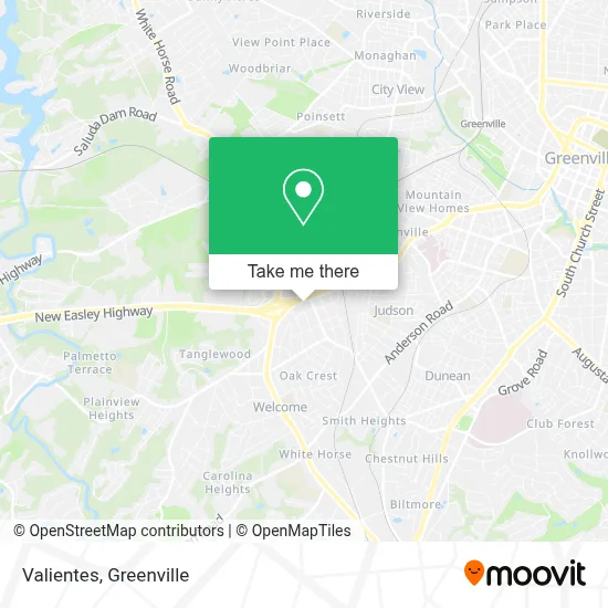 Valientes map