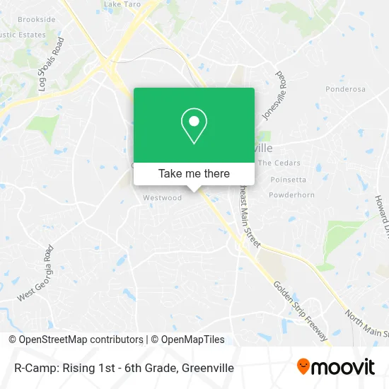 R-Camp: Rising 1st - 6th Grade map