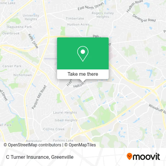 C Turner Insurance map