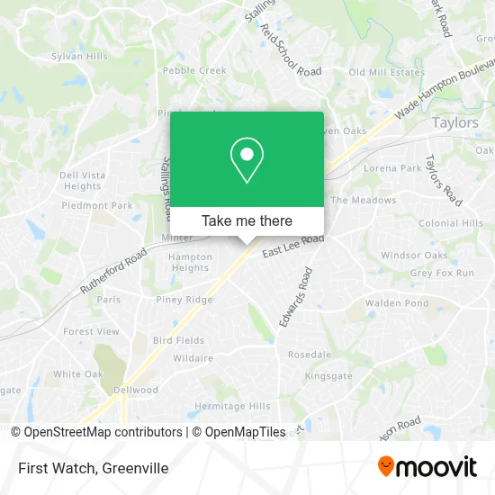 First Watch map