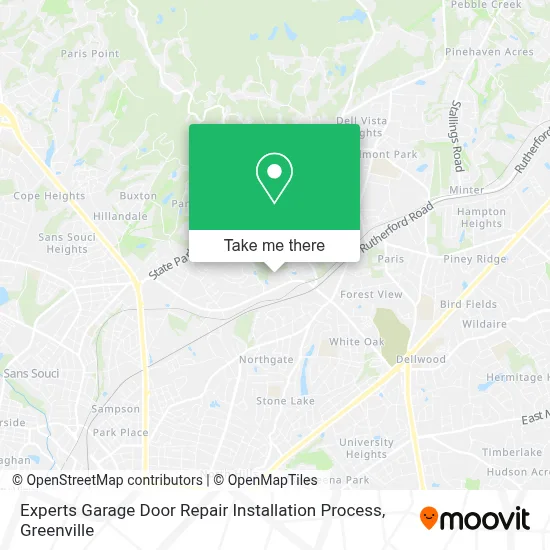 Experts Garage Door Repair Installation Process map