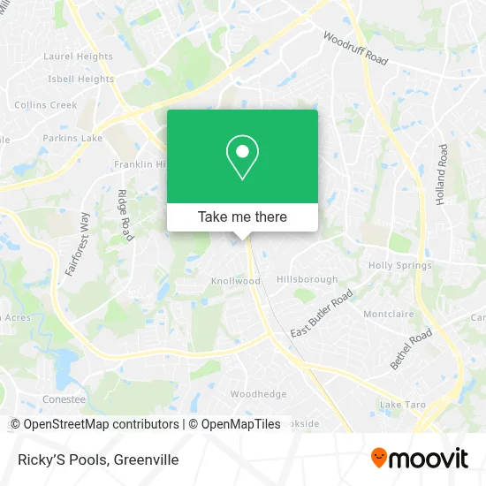 Ricky’S Pools map