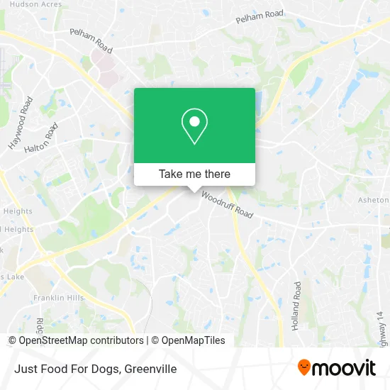 Just Food For Dogs map