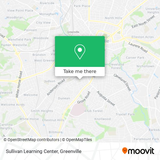 Sullivan Learning Center map