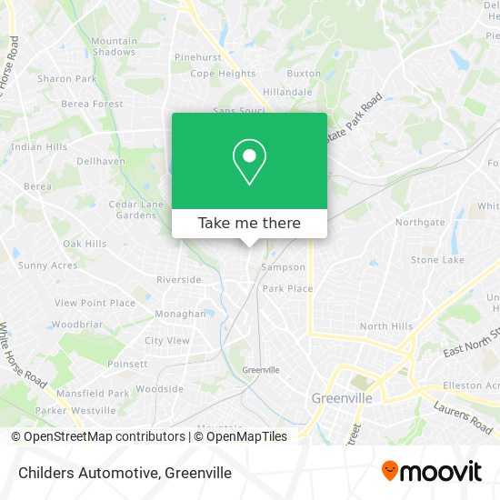 Childers Automotive map