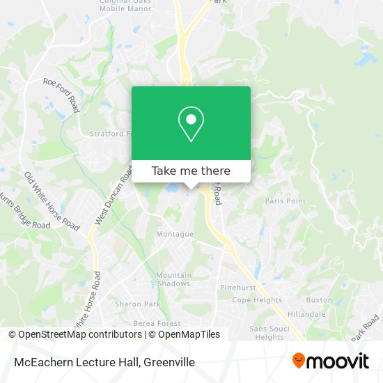 McEachern Lecture Hall map