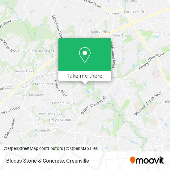 Blucas Stone & Concrete map