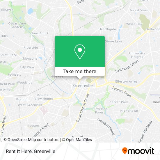 Rent It Here map