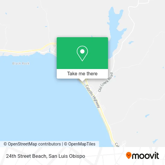 24th Street Beach map