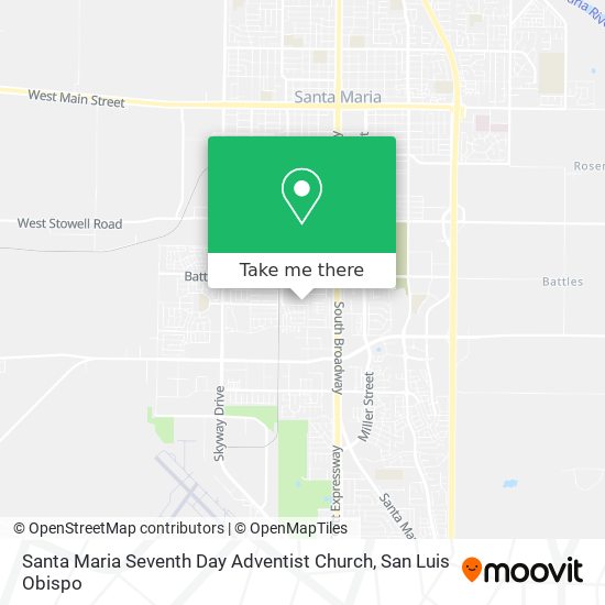 Mapa de Santa Maria Seventh Day Adventist Church