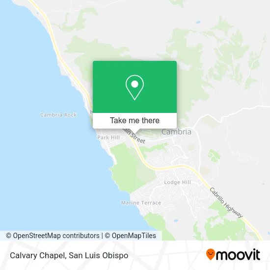 Calvary Chapel map