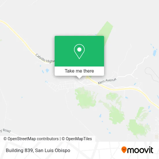 Building 839 map