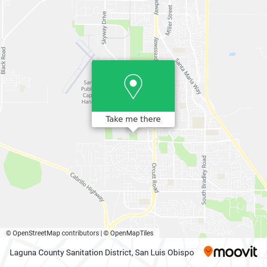 Mapa de Laguna County Sanitation District