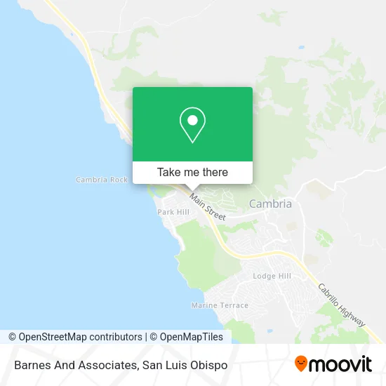 Barnes And Associates map