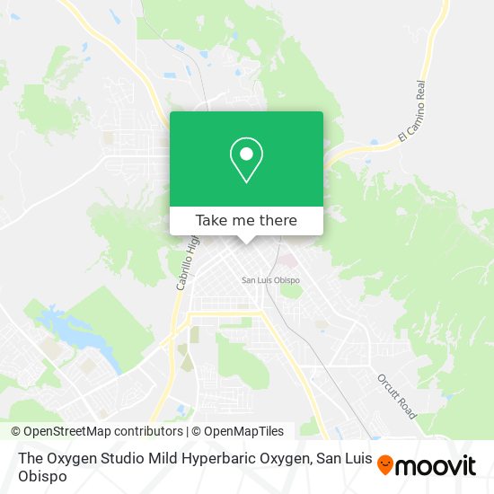 The Oxygen Studio Mild Hyperbaric Oxygen map