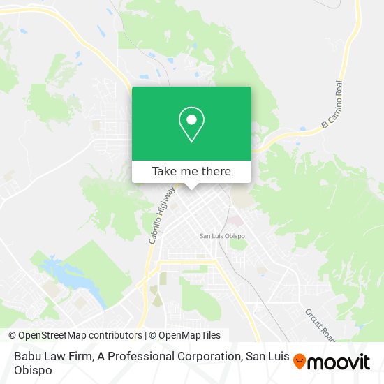 Mapa de Babu Law Firm, A Professional Corporation