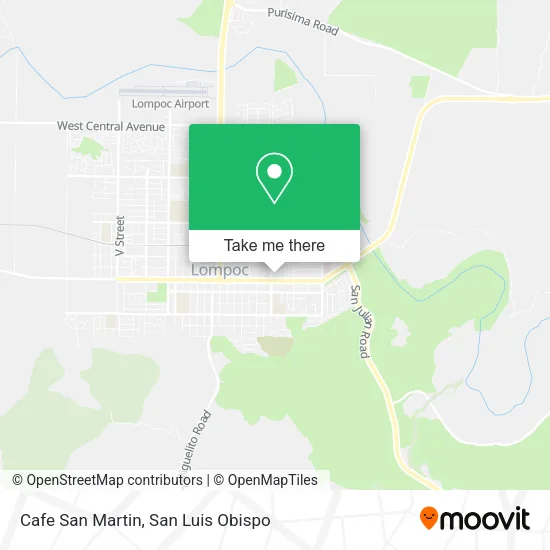 Mapa de Cafe San Martin