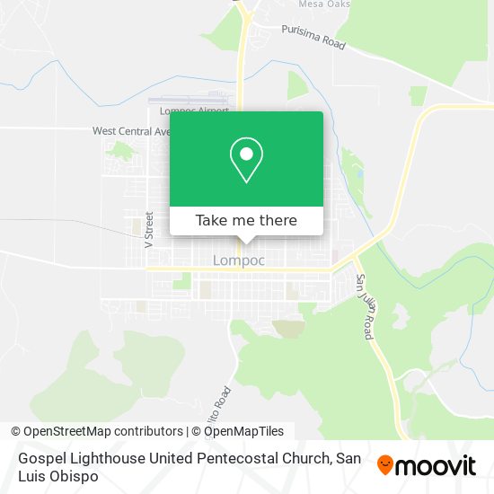 Mapa de Gospel Lighthouse United Pentecostal Church