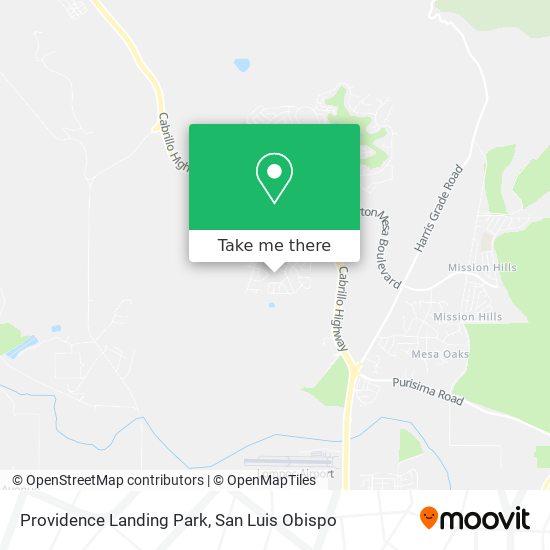 Providence Landing Park map