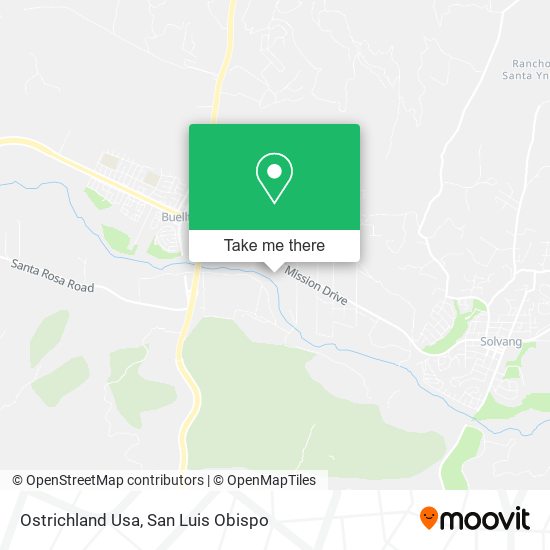 Mapa de Ostrichland Usa