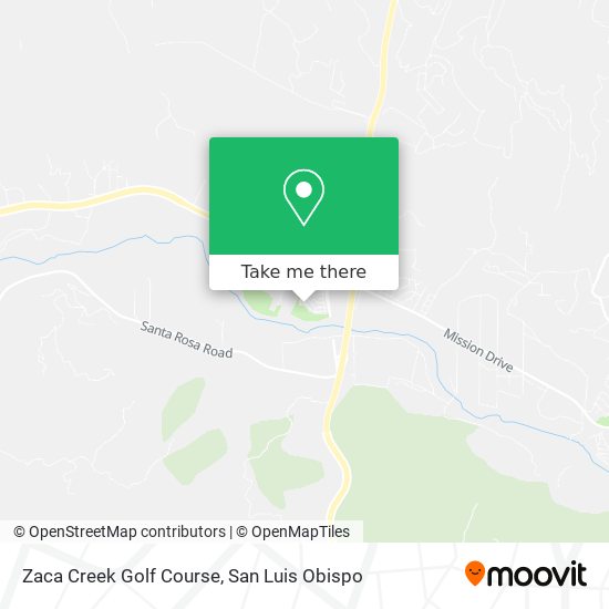 Zaca Creek Golf Course map