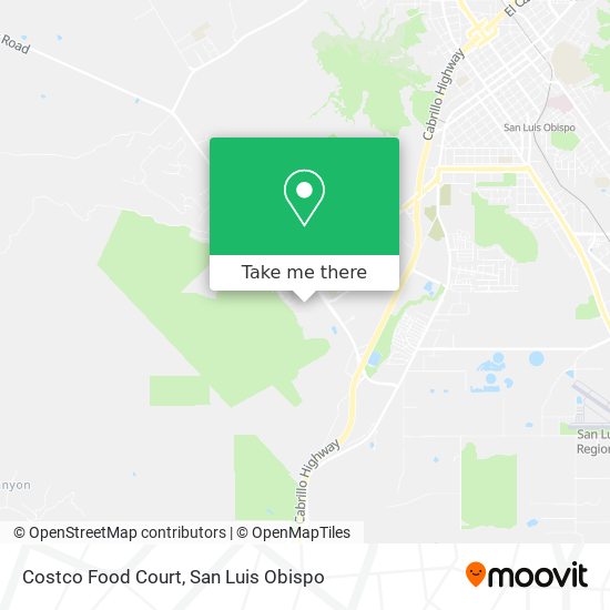 Mapa de Costco Food Court