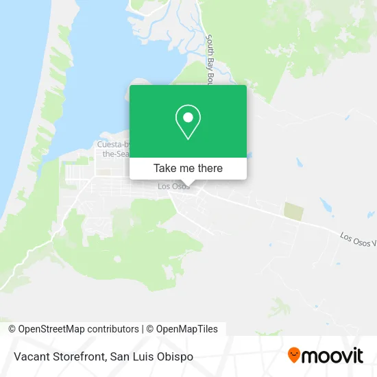 Vacant Storefront map