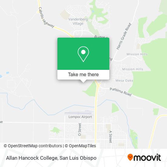 Allan Hancock College map