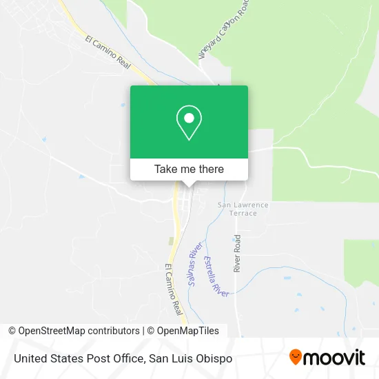 United States Post Office map