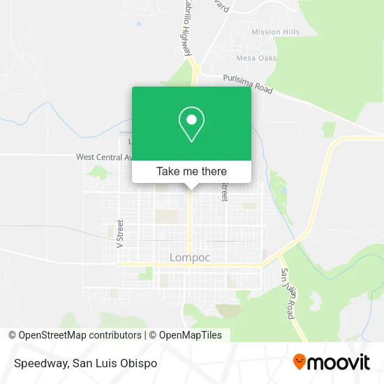 Speedway map