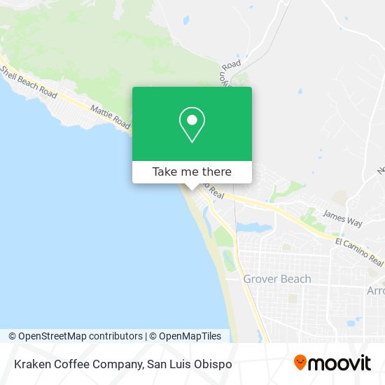 Mapa de Kraken Coffee Company