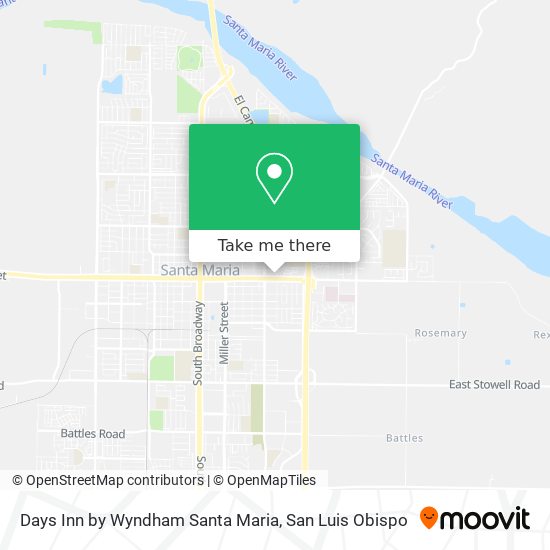 Days Inn by Wyndham Santa Maria map