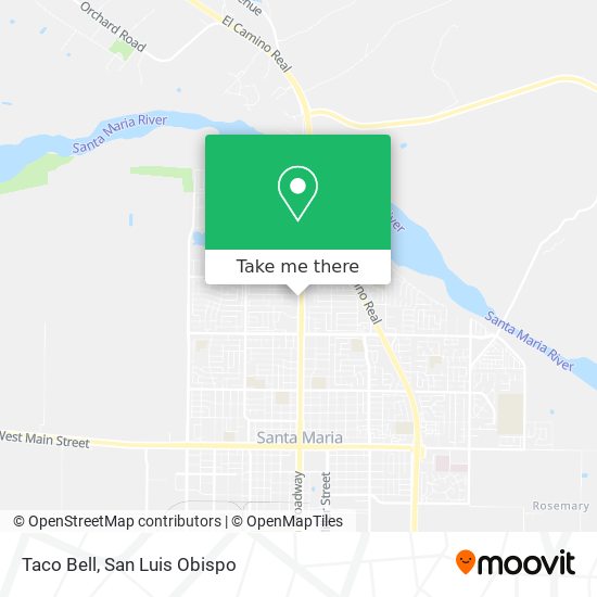 Mapa de Taco Bell