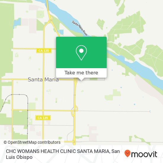 Mapa de CHC WOMANS HEALTH CLINIC SANTA MARIA