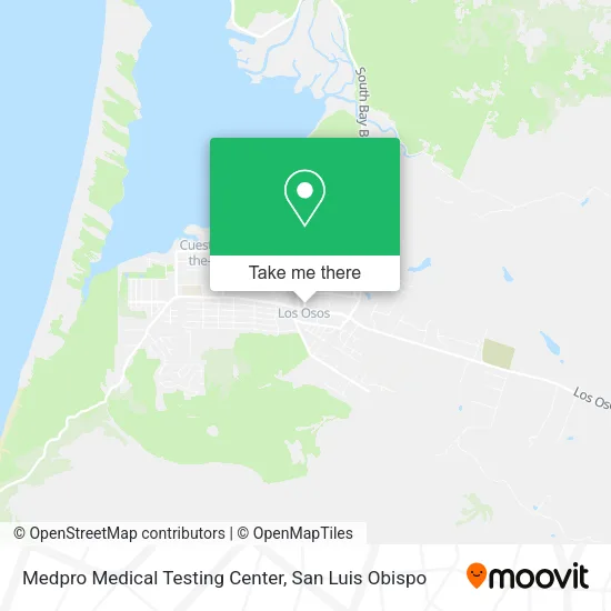 Mapa de Medpro Medical Testing Center