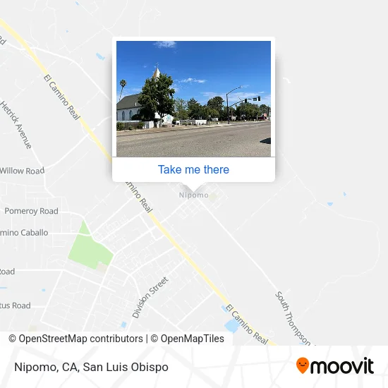 Nipomo, CA map