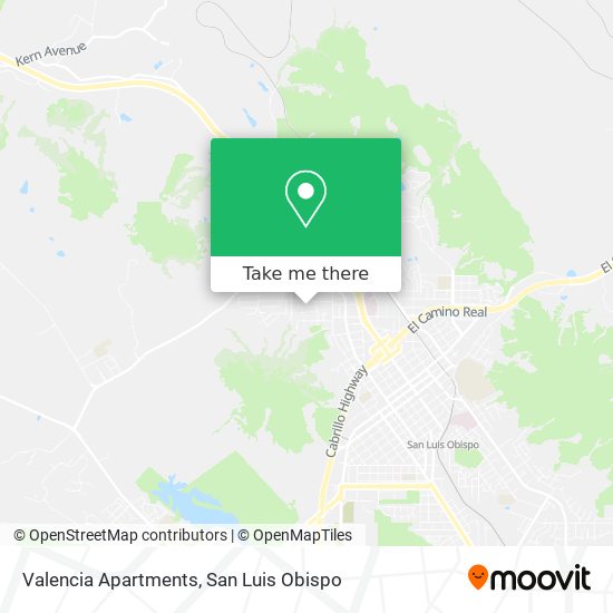 Valencia Apartments map