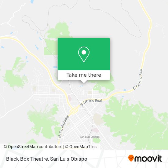 Mapa de Black Box Theatre