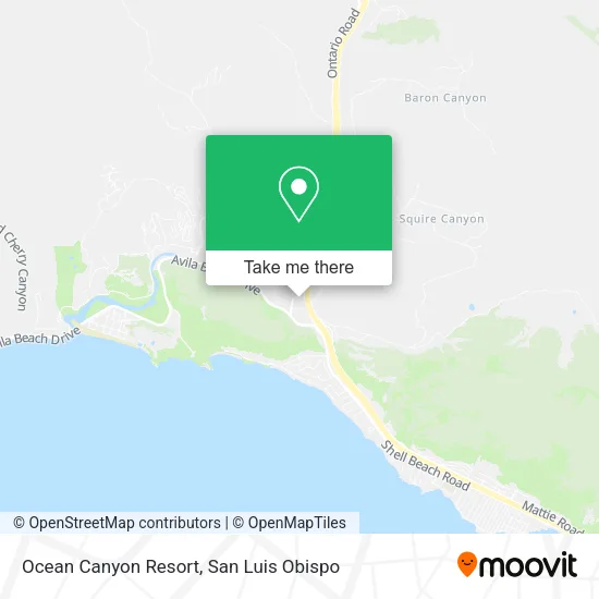 Ocean Canyon Resort map