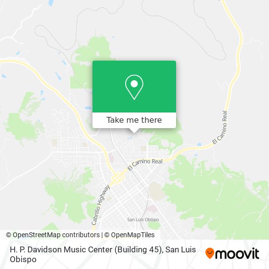 H. P. Davidson Music Center (Building 45) map