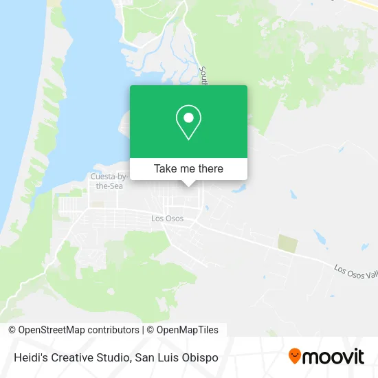 Heidi's Creative Studio map