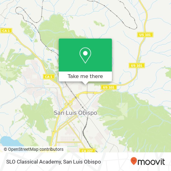 Mapa de SLO Classical Academy