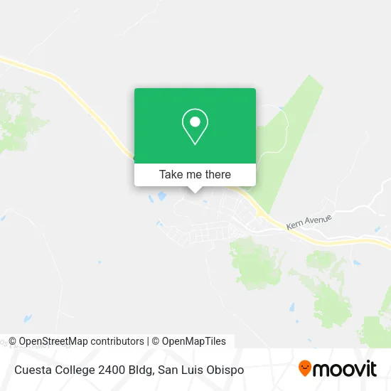 Cuesta College 2400 Bldg map