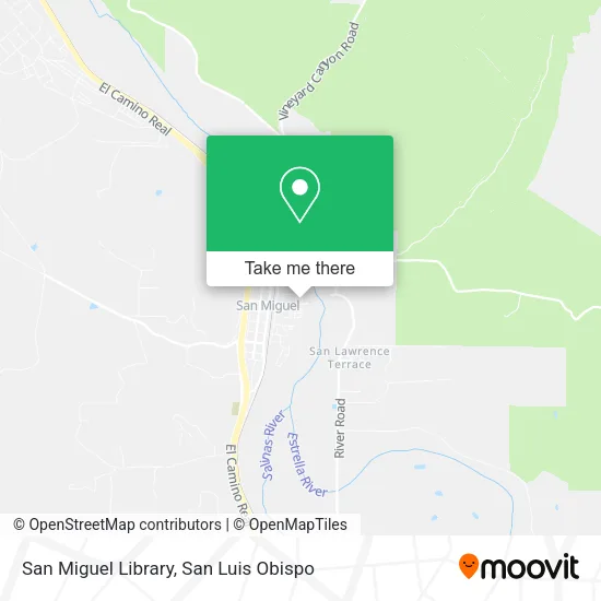 San Miguel Library map