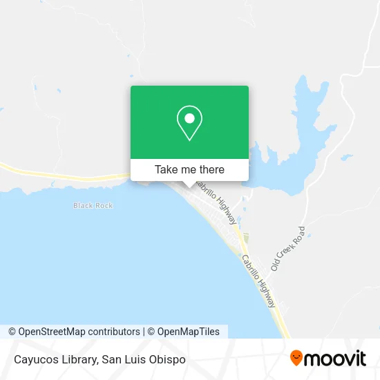 Cayucos Library map