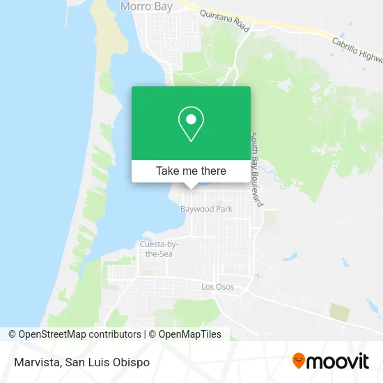 Marvista map